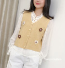 VELICA SET / ATASAN MIX VEST RAJUT IMPORT