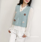 VELICA SET / ATASAN MIX VEST RAJUT IMPORT