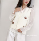 VELICA SET / ATASAN MIX VEST RAJUT IMPORT