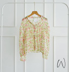 VINNIE FLORA TOP / ATASAN CROP MOTIF BUNGA