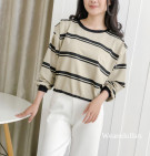 WAFFLI BLOUSE / ATASAN BLOUSE STRIPES