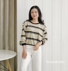 WAFFLI BLOUSE / ATASAN BLOUSE STRIPES