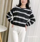 WAFFLI BLOUSE / ATASAN BLOUSE STRIPES