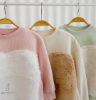 WEAREDOLLIES KIDS / SWEATER FURR ANAK PEREMPUAN IMPORT