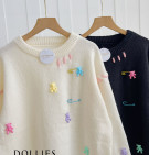 WERVA SWEATER / SWEATER RAJUT MIX BONEKA BEAR