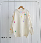 WERVA SWEATER / SWEATER RAJUT MIX BONEKA BEAR