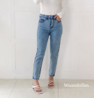 WIQI PANTS / CELANA JEANS BOYFREAND WANITA