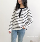 WISTER STRIPES TOP / ATASAN KNIT MOTIF STRIPES