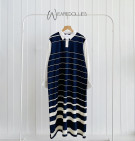 WORY LONG TUNIC / TUNIC STRIPES KAOS MIX KERAH KATUN