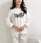 WUMEI TOP / ATASAN KAOS WANITA LENGAN PANJANG