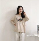 WUMEI TOP / ATASAN KAOS WANITA LENGAN PANJANG