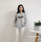 WUMEI TOP / ATASAN KAOS WANITA LENGAN PANJANG