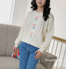 YONA FLORA SWEATER / SWEATER RAJUT PREMIUM