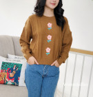 YONA FLORA SWEATER / SWEATER RAJUT PREMIUM