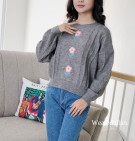 YONA FLORA SWEATER / SWEATER RAJUT PREMIUM