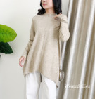 YUJI TOP / ATASAN KNIT POLOS WANITA