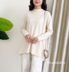 YUJI TOP / ATASAN KNIT POLOS WANITA