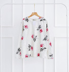 YUTA FLORA BLOUSE / KAOS BUNGA SABLON