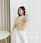 ZENTIA CROP TOP / ATASAN RAJUT CROP WANITA