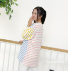 ZIGGY STRIPES TOP / KAOS BASIC OVERSIZE