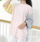 ZIGGY STRIPES TOP / KAOS BASIC OVERSIZE