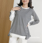 ZIHA BLOUSE / ATASAN BLOUSE MOTIF SALUR