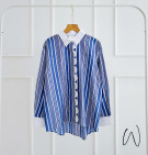 ZIRA SHIRT / ATASAN KEMEJA STRIPES