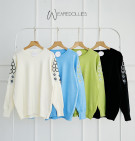 ZODE KNIT SWEATER / SWEATER KNIT PEARL