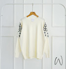 ZODE KNIT SWEATER / SWEATER KNIT PEARL