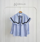 ZUKO COLLAR SHIRT / KEMEJA STRIPES KERAH SAILOR